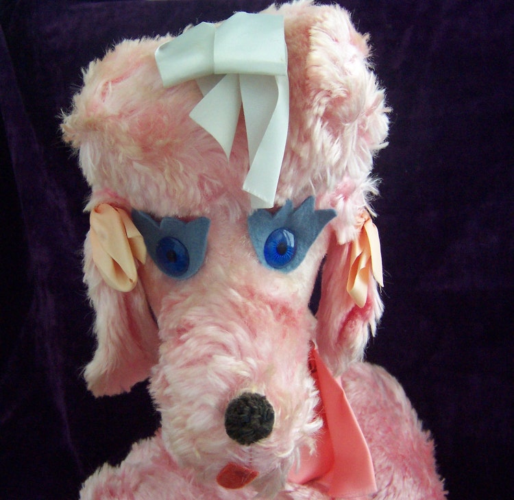 pink poodle stuffed animal