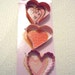 Set of 3 Valentine Hearts Cookie Cutters in Red & Pink Metal by Wilton
