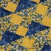 Pansy Quilt. Table Topper. Bed Topper. Wall Hanging.