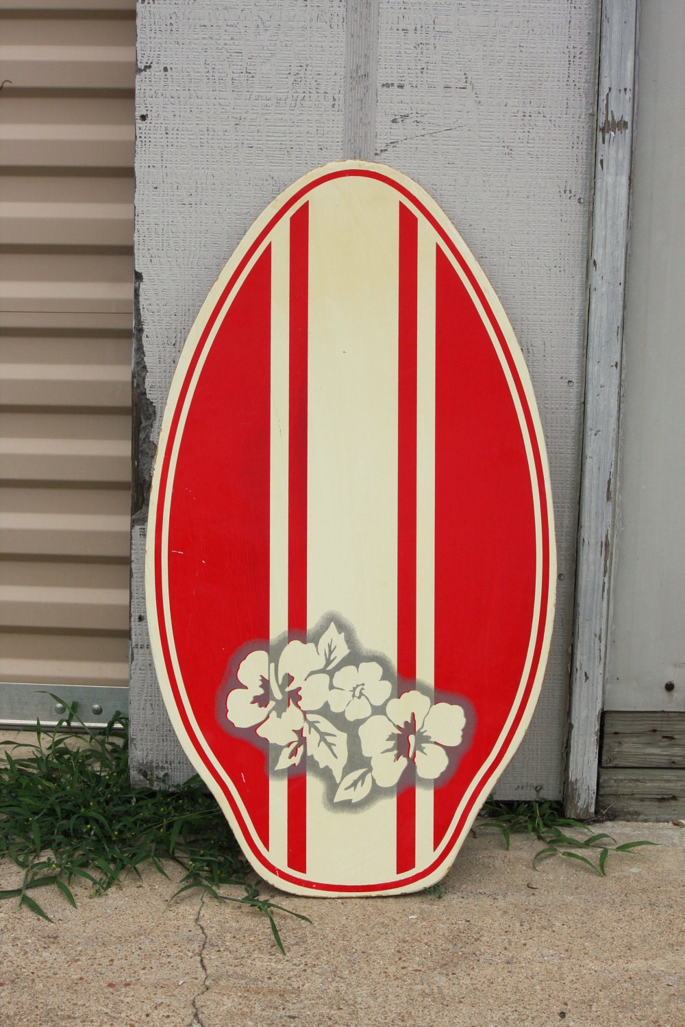 Vintage Skimboard Boogie Board Surf Table Shelf