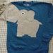 NEW Elephant Trunk sleeve sweatshirt sweater jumper KIDS S,M,L Royal