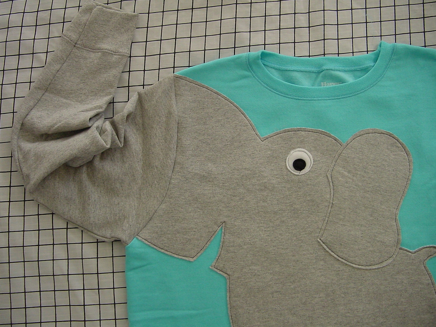 elephant trunk sleeve shirt