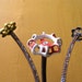 Pinkish Red White Steampunk Flower