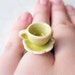 Yellow Teacup Ring