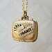 Vintage Suitcase Locket Mirror