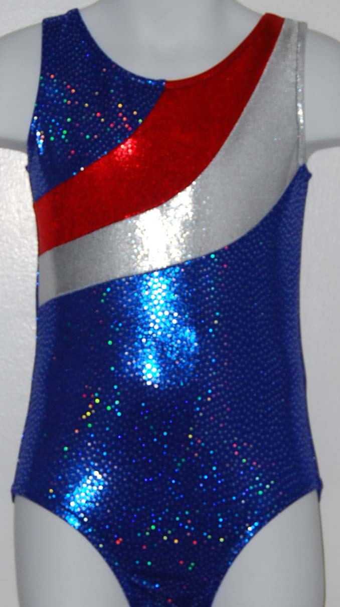 4T Patriotic Gymnastics or Dance Leotard by Minihearts on Etsy