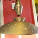 RESERVED FOR powersyndicate Mid Century Vintage Brass Pendant Lamp