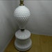 Vintage Milk Glass Hobnail Table Lamp