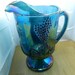 Vintage Carnival Glass Amethyst Pitcher