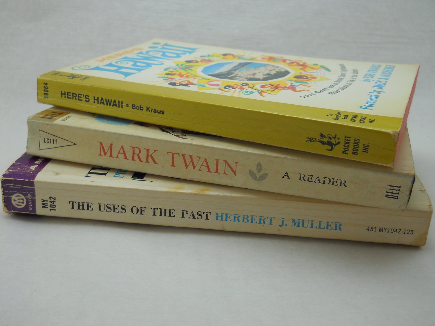 set of 3 vintage paperback books commentary on human nature