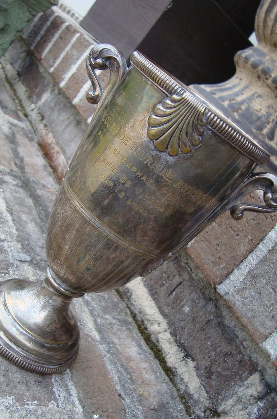 Silverplate by Race Vintage Trophy cup trophy Paris edithandevelyn Loving vintage Cup  loving