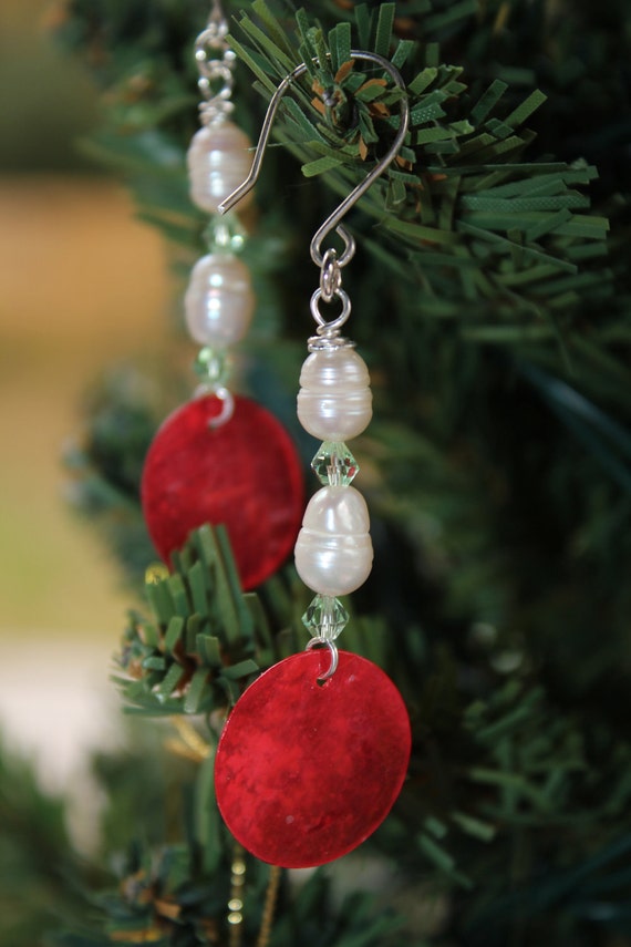 Items similar to Holiday Cheer Earrings on Etsy