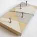 HARLEQUIN: modern key rack wall mount key organizer hooks