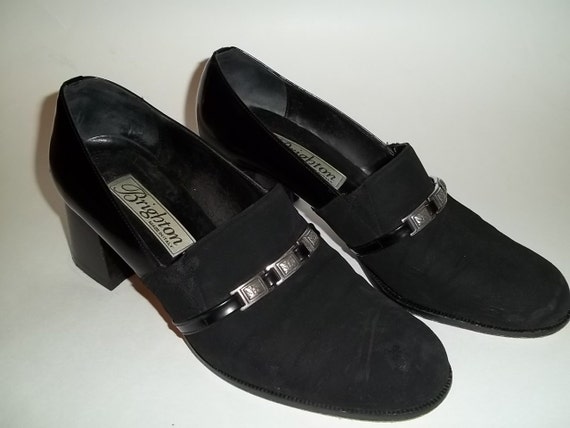 Vintage Brighton Black Velvet Shoe 8 M Save 20% on any vintage ...