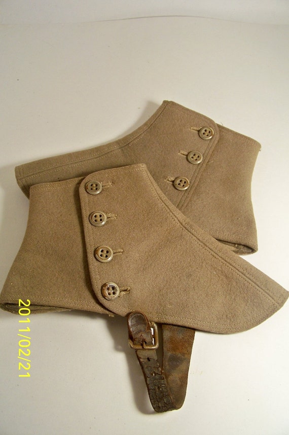 Vintage Spats / Shoe Covers ON SALE NOW by SmakBoutique on Etsy