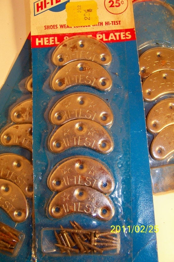 Vintage Heel and Toe plates taps shoe repair