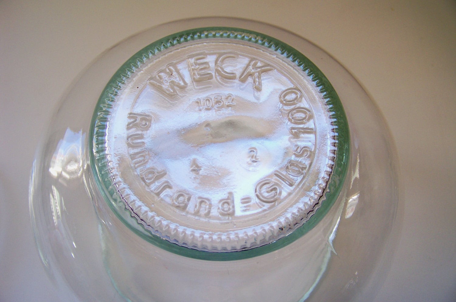 Weck RundrandGlas 100 Glass Strawberry Jar