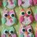 12 Fondant cupcake toppers--owl