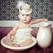 Ivory Rosette and Feather Mini Top Hat...Newborn, Baby, Toddler, Adult...Photo Prop, Costume