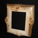 Rustic 8 x 10 aspen wood picture frame