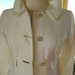Wedding dress coat ivory vintage 1960s empire jacket cape wrap stole wedding perfect RESERVED