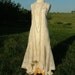 Wedding Dress 1920s vintage inspired art deco bridal gown antique lace handmade gown and veil