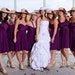Purple Convertible Infinity Bridesmaid Dress