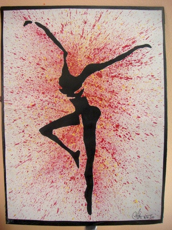 DMB Fire Dancer painting by ColorscapedesignsbyC on Etsy