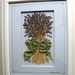 Lavender Flowers Wall Decor French Lavender Bouquet Classic White Frame