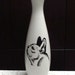 French bulldog vase