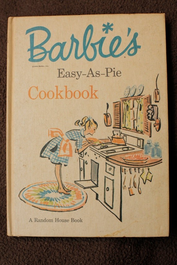 Vintage Barbie's Easy-As-Pie Cookbook 1964