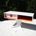 Retro tv stand with drawer.