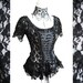 Top Frances, victorian, burlesque, steampunk, black lace, Somnia Romantica by Marjolein Turin