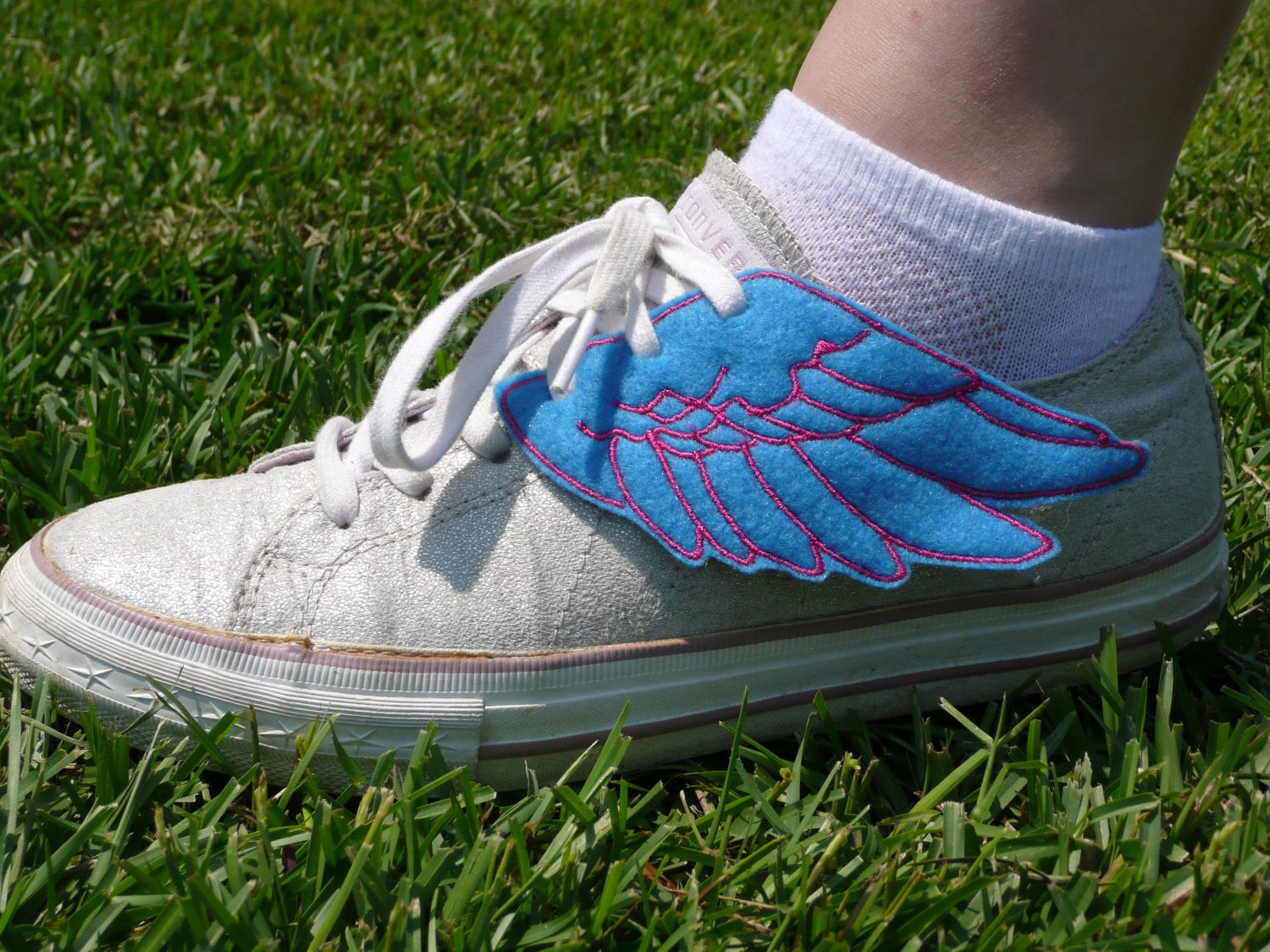 Percy Jackson Inspired Shoe Wings by PINKGEEKSBOUTIQUE on Etsy