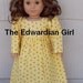 OOAK yellow doll dress