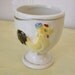 Rustic Vintage Farmhouse CHICKEN Ceramic Egg Cup- Japan