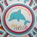 BRIGHT Dolphin Collection Favor Tag- Pick Your Friend