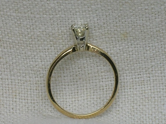 Vintage Engagement Ring: Sweet Pale Yellow Oval Diamond