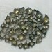 1700s Silver Brooch, Baroque Floral Jargoon, Something Old for a Bride