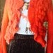 CHUNKY CARDIGAN recycled vintage 1960s mohair