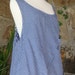 UPCYCLED CROPPED RACERBACK tank geo motif sz L
