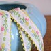 SALE -- vintage white trim with flowers SWEETNESS