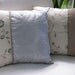 Accent Pillow - 15 x 15 inch Reversible - Circle and Flower Design Home Decor Fabrics - Decorative Pillow - Throw Pillow