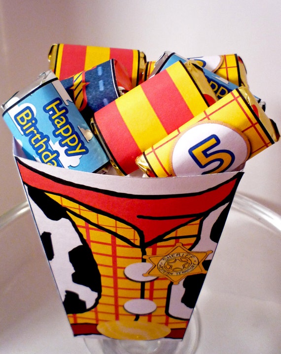 Toy Story Woody - PRINTABLE PARTY - Treat Popcorn Box Il_570xn