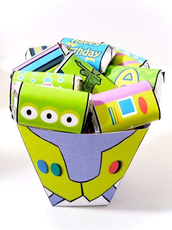 Space ranger PRINTABLE PARTY - Treat Popcorn Box Il_570xn
