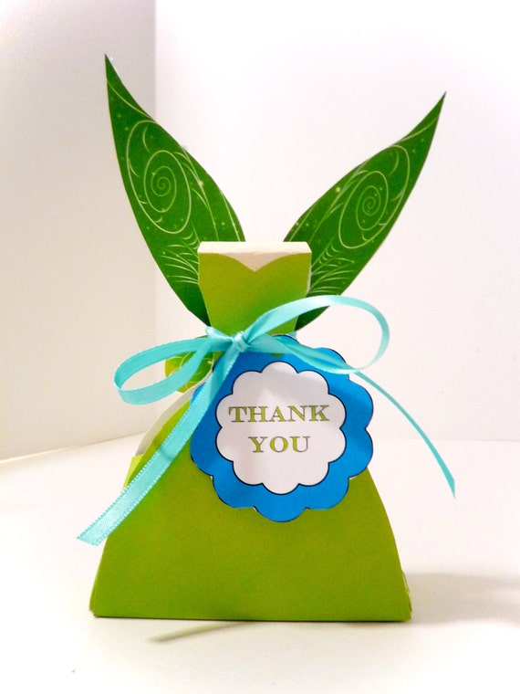 Tinkerbell Pixie Printable Party Treat Box Il_570xn