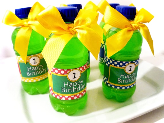 PRINTABLE DIY - Digital Party Birthday Drink Labels Sesame Street inspired Il_570xn