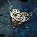 Clockwork Heart Necklace "Love-O-Matic" Mother's Day Industrial Heart Steampunk Necklace Love Choker Sculpture by A Mechanical Mind