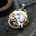 Steampunk Necklace "Torrent" Machine Inspired Art Recycled Mechanical Watch Sculpture Steampunk Sculpture Necklace AMECHANICALMIND