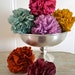 Reserved for Christine - Large Vintage Crepe Paper Party Poms